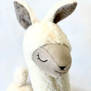 Alternative view of Soft Toy-Pillow Alpaca - Cream