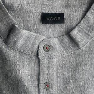 Alternative view of Linen Men's Dress - Blue / Gray