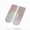 HERTTA Felted Wool Mittens in beige and light grey — warm, handmade Nordic winter accessories crafted from 100% natural felted wool in Estonia