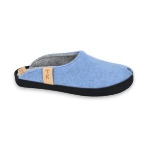 Alternative view of TOKU Brussels Slippers - Light Blue
