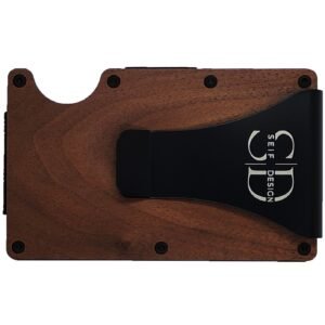 Alternative view of Lite Walnut - Card Holder with RFID Blocking
