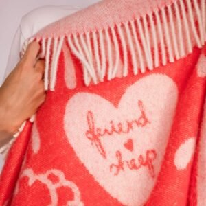 Friendsheep wool throw