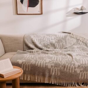 Friendsheep wool throw