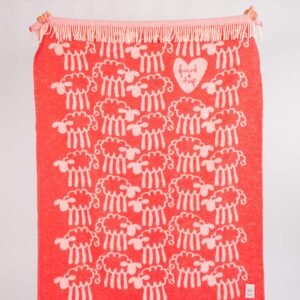 Friendsheep wool throw
