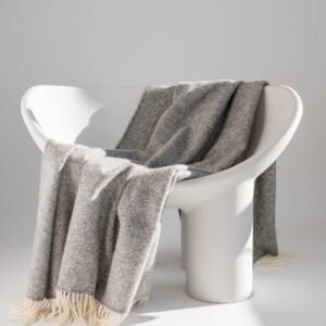 Alternative view of Hera wool throw