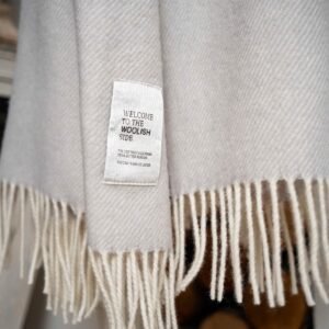Alternative view of Mira wool throw