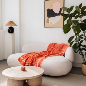 Yuna cotton throw