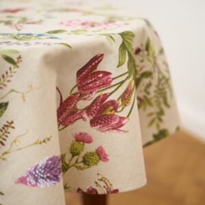 Alternative view of Round Floral Tablecloth - Botanico