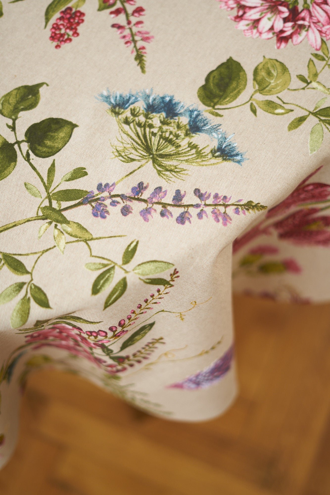 Round Floral Tablecloth - Botanico Round Floral Tablecloth - Botanico - Image 3