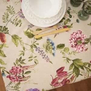 Rectangular Floral Tablecloth – Botanico