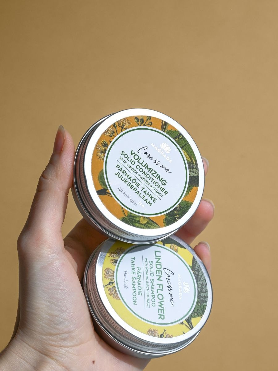 Volumizing Solid Conditioner With Linden Flower Extract Volumizing Solid Conditioner With Linden Flower Extract - Image 4