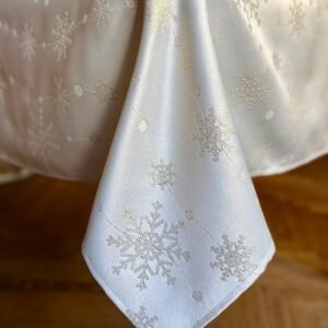 Rectangular Tablecloth - Golden Snowfall