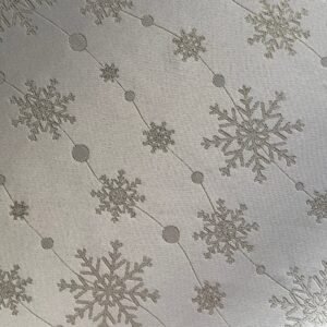 Alternative view of Round Tablecloth - Golden Snowfall