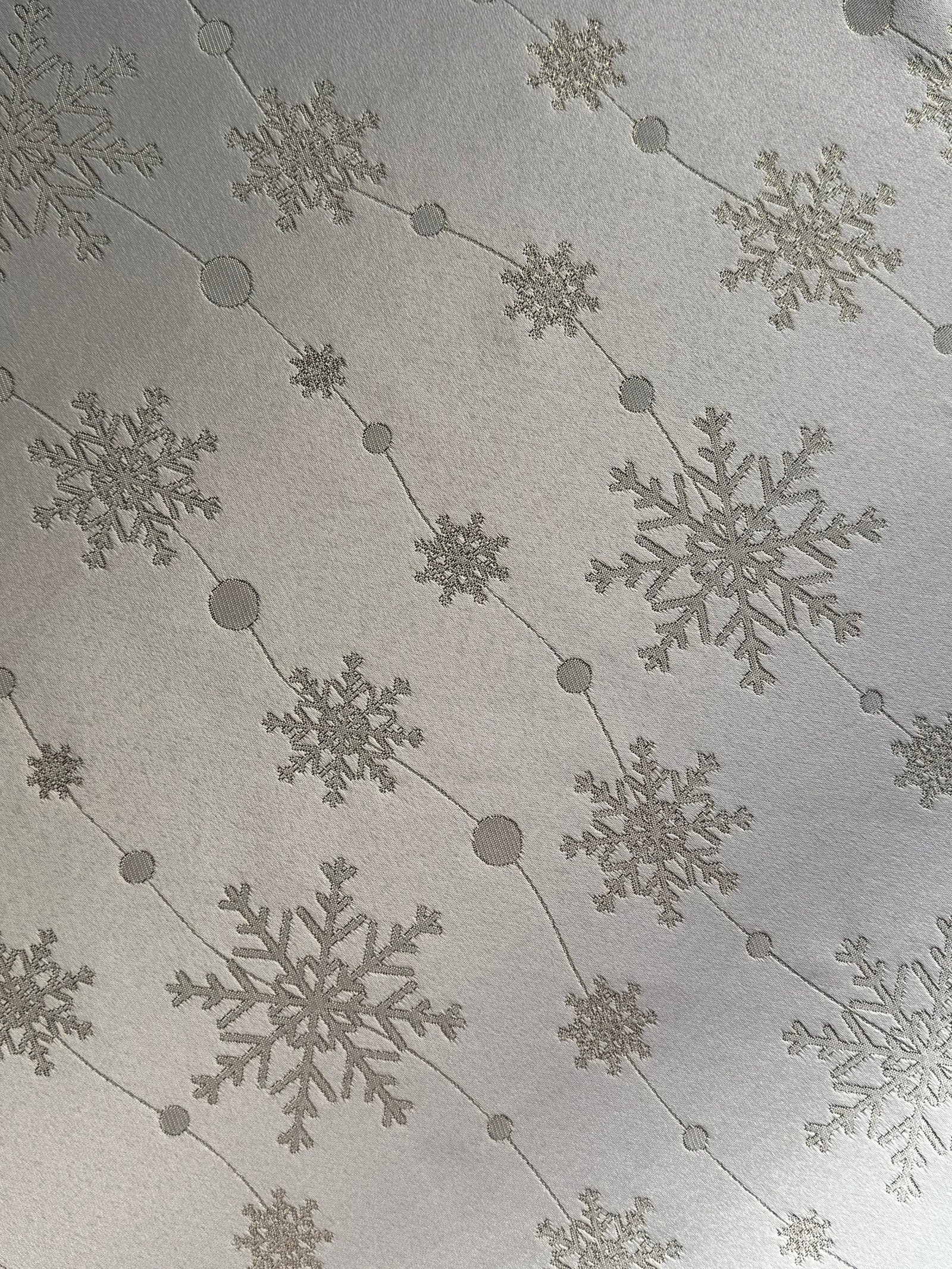 Round Tablecloth - Golden Snowfall Round Tablecloth - Golden Snowfall - Image 2